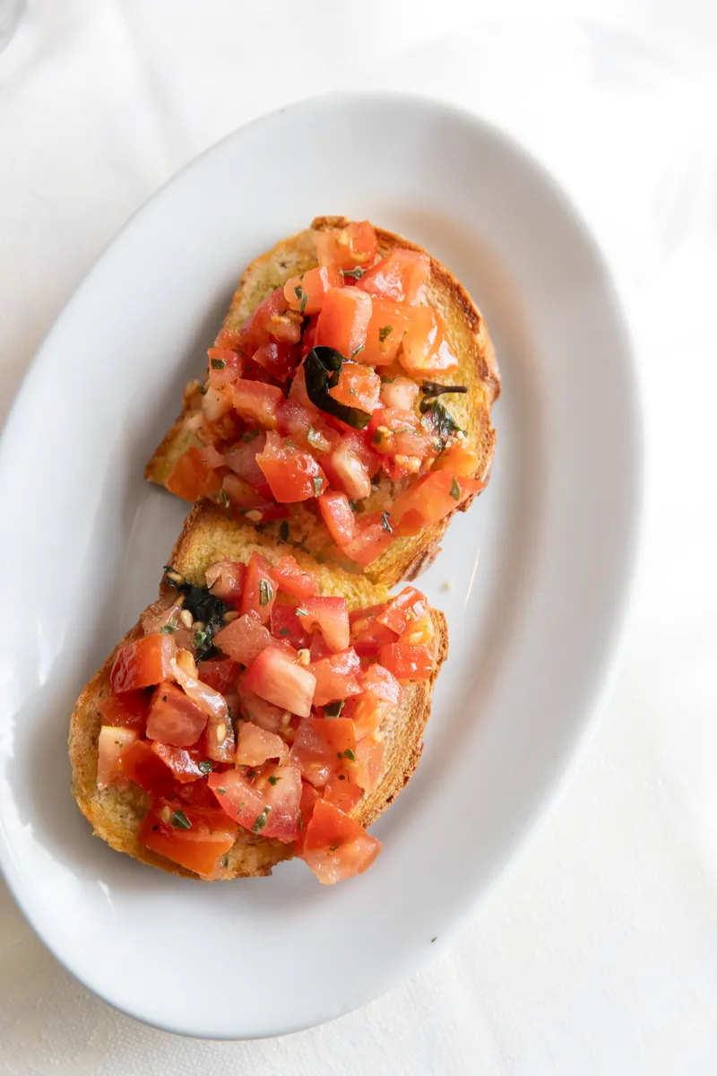 Bruschetta im Restaurant Grotto Reale Zürich